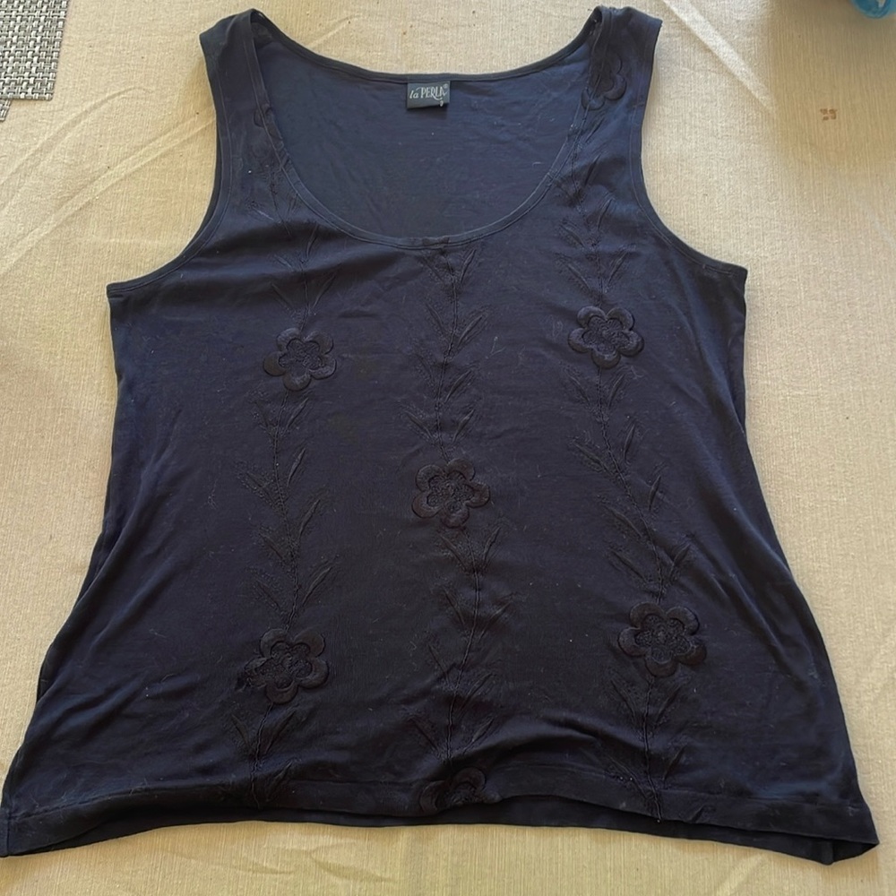 💙 🖤 Vintage La Perla tank